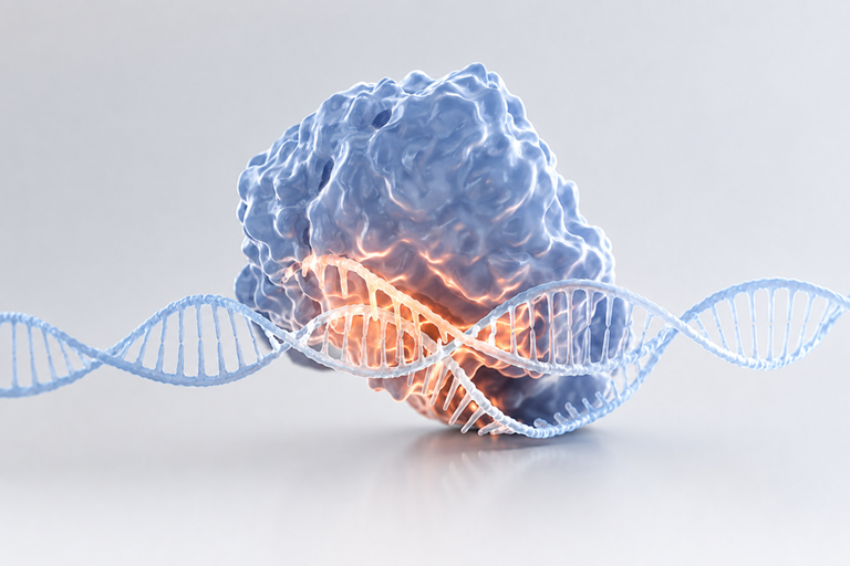 荧光显微镜展示稳定表达Cas9工程细胞